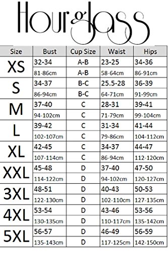 Hourglass shape measurement guide for waist trainer