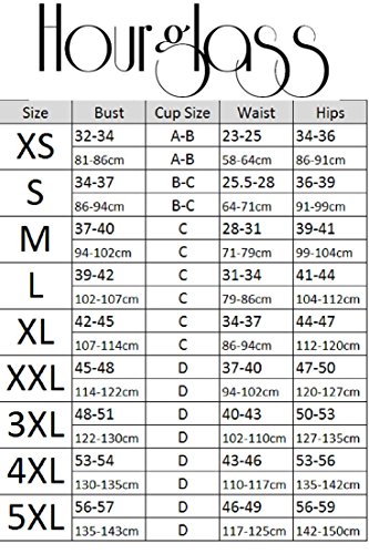 hourglass figure body measurements